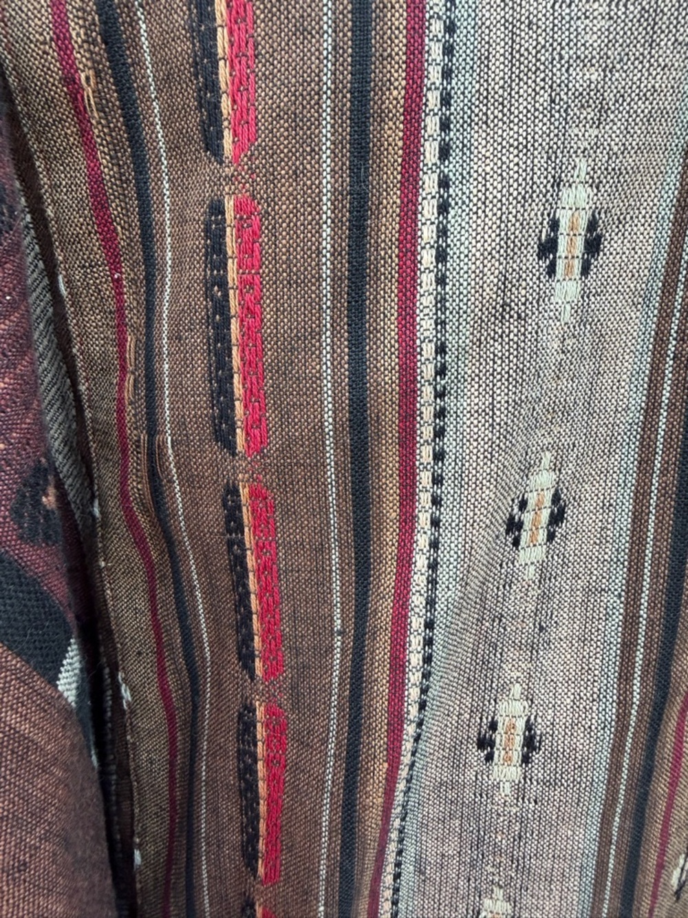 Vintage Handmade Southwestern Textile Jacket - Picture 4 of 7